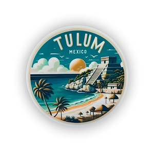 Tulum, Q. Roo, Mexico Sticker (Peel N'Stick)