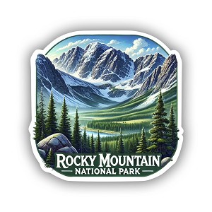 Rocky Mountain National Park  Sticker (Peel N'Stick)