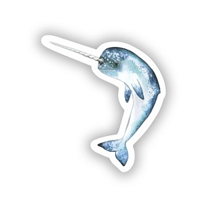 Narwhal Sticker (Peel N'Stick)