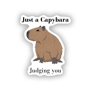 Just a Capybara Judging You  Sticker (Peel N'Stick)