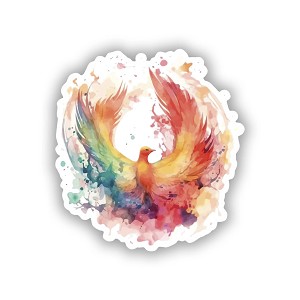 Phoenix Dove  Sticker (Peel N'Stick)