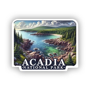 Acadia National Park  Sticker (Peel N'Stick)