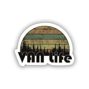 Van Life  Sticker (Peel N'Stick)
