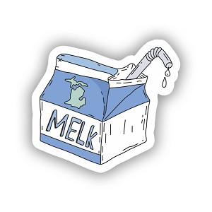 Melk, Michigan  Sticker (Peel N'Stick)