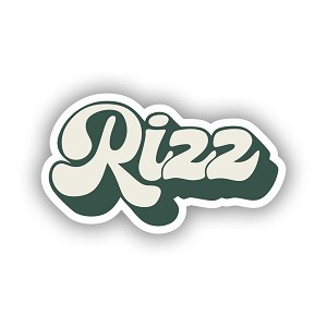 Rizz  Sticker (Peel N' Stick)