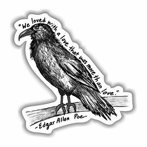 We loved with a love  Sticker (Peel N' Stick)