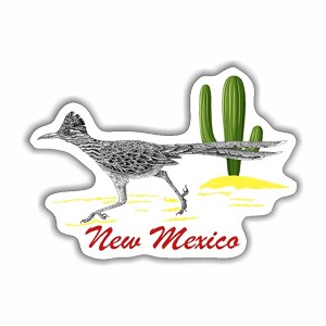 New Mexico Roadrunner Bird  Sticker (Peel N' stick) 