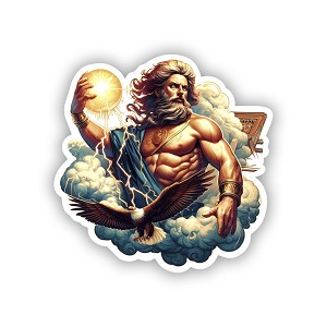 Jupiter Roman God  Sticker (Peel N' stick)