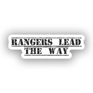 Rangers Lead The Way  Sticker (Peel N' Stick)