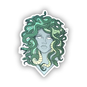 Medusa Sticker (Peel N'Stick)