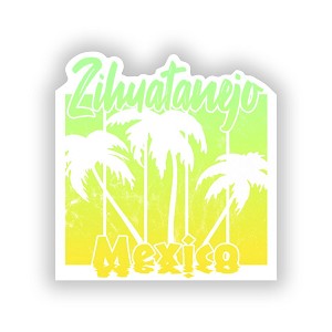 Zihuatanejo Mexico  Sticker (Peel N' Stick)