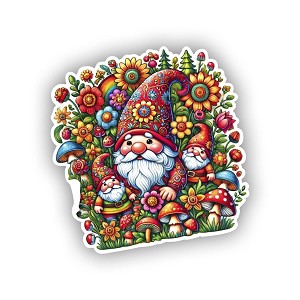 Gnome Garden  Sticker (Peel N' Stick)