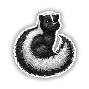 Realistic Skunk  Sticker (Peel N' Stick)