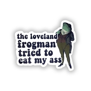 The Loveland Frog Man  Sticker (Peel N' Stick)