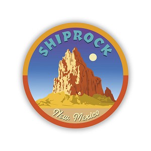 Shiprock New Mexico  Sticker (Peel N' Stick)