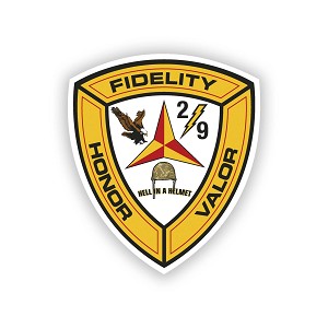 2nd Battalion 9th Marine Regiment  Sticker (Peel N' Stick)