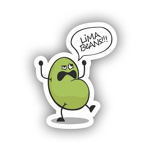 Lima Beans  Sticker (Peel N' Stick)