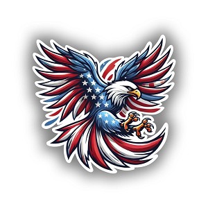 American Eagle  Sticker (Peel N' Stick)