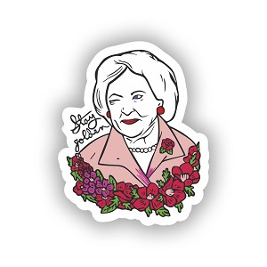 Betty White Stay Golden  Sticker (Peel N' Stick)