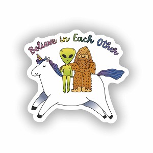Believe in Eac Other  Sticker (Peel N' Stick)