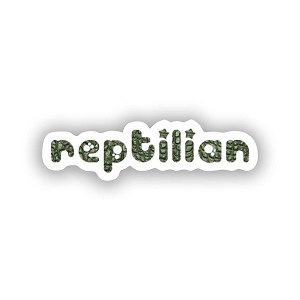 Reptilian  Sticker (Peel N' Stick) 