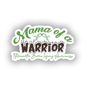 Mama Warriors Brain Trauma  Sticker (Peel N' Stick)