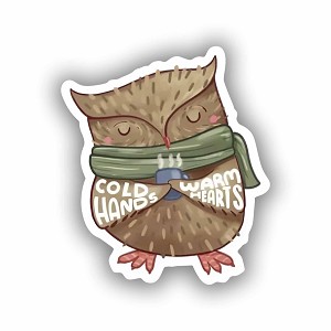 Cold Hands Warm Hearts   Sticker (Peel N' Stick)