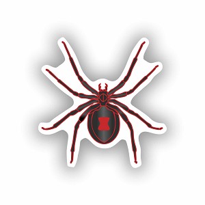 Black Widow Pink  Sticker (Peel N' Stick)