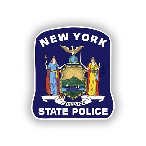 New York State Police Trooper   Sticker (Peel N' Stick)
