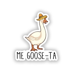 Cinco De Mayo Me Goose-Ta.   Sticker (Peel N' Stick)