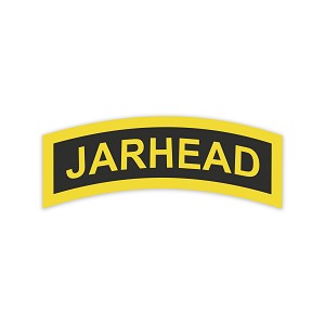 Jarhead Tab Army.  Sticker (Peel N' Stick)