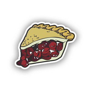 Cherry Pie.  Sticker (Peel N' Stick)
