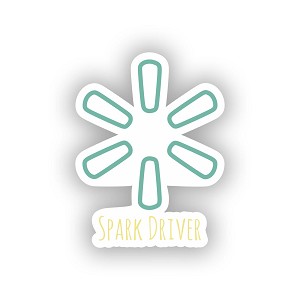 Spark Driver.  Sticker (Peel N' Stick)
