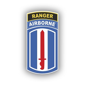 193rd Infantry Brigade Airborne Ranger Army.  Sticker (Peel N' Stick) 
