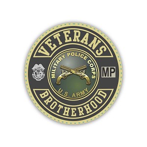 Military Police Veteran Brotherhood.  Sticker (Peel N' Stick)