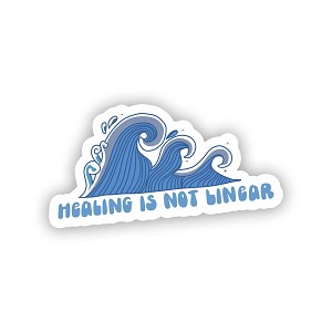 Healing is not Linear.  Sticker (Peel N' Stick) 