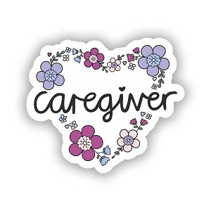Caregiver.  Sticker (Peel N' Stick)