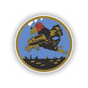 351st Squadron 100th Bomb Group Army WW2 WWII.  Sticker (Peel N' Stick)