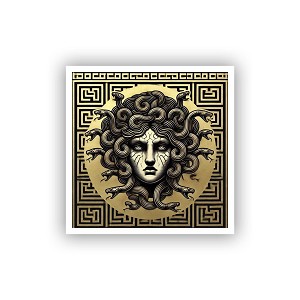 Medusa Greek Mythology.   Sticker  (Peel N' Stick)