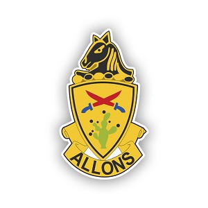 Army 11th Armored Cavalry Regiment.   Sticker  (Peel N' Stick)