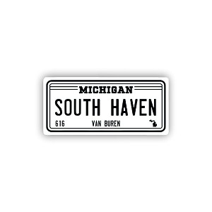 Haven Michigan 616.  Sticker (Peel N' Stick)
