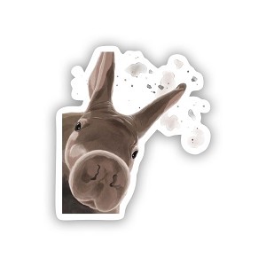 Curious Aardvark.  Sticker (Peel N' Stick)