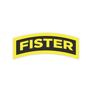 Fister.  Sticker (Peel N' Stick)