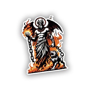 Cerberus Chain.  Sticker (Peel N' Stick)
