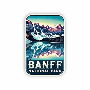 Banff National Park Sticker (Peel N' Stick)