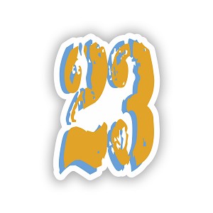 Number 23 Sticker (Peel N' Stick)