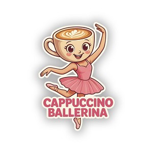 Cappuccino Ballerina  Presicion Cut Decal