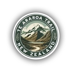 Te Araroa Trail New Zealand Thru Hike Apparel.  Sticker (Peel N' Stick)
