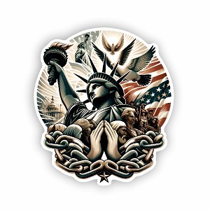 USA-Mexico Civil Rights.  Sticker (Peel N' Stick)