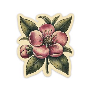 Peach Blossom  Sticker  (Peel N' Stick)